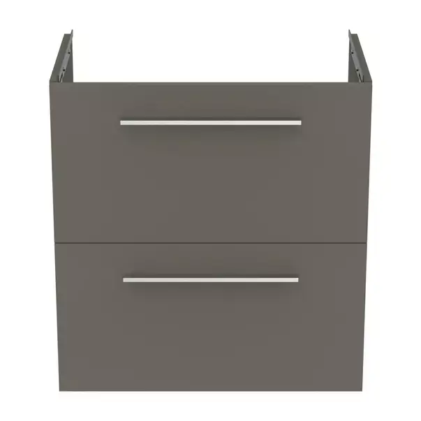 Dulap baza suspendat Ideal Standard i.life S 2 sertare gri 60 cm [4]