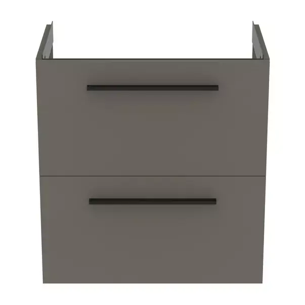 Dulap baza suspendat Ideal Standard i.life S 2 sertare gri 60 cm [6]