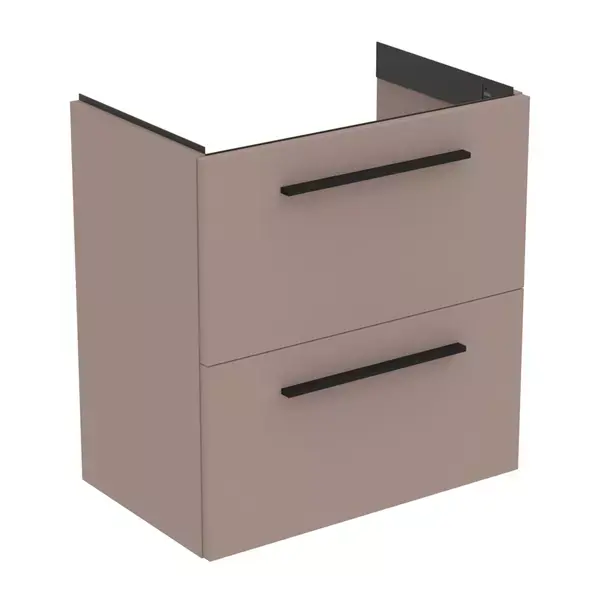 Dulap baza suspendat Ideal Standard i.life S 2 sertare gri - bej 60 cm [1]