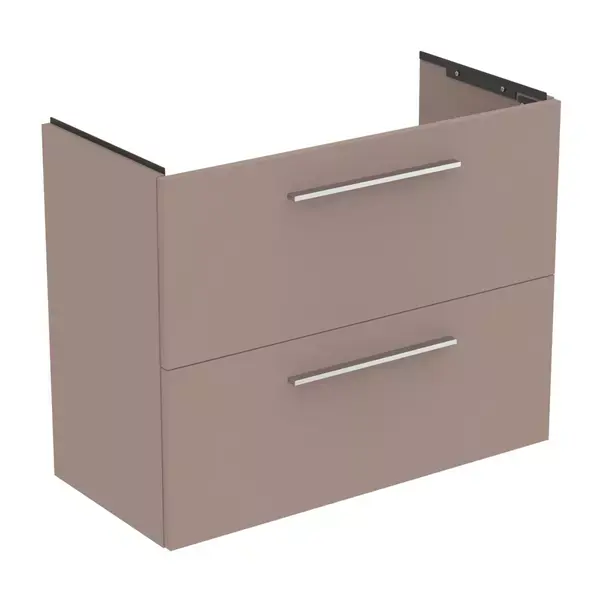 Dulap baza suspendat Ideal Standard i.life S 2 sertare gri - bej 80 cm [7]