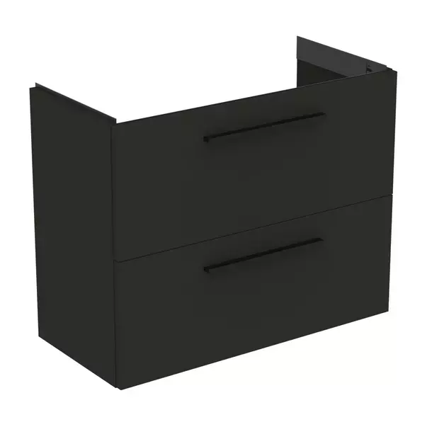 Dulap baza suspendat Ideal Standard i.life S 2 sertare gri carbon 80 cm [1]