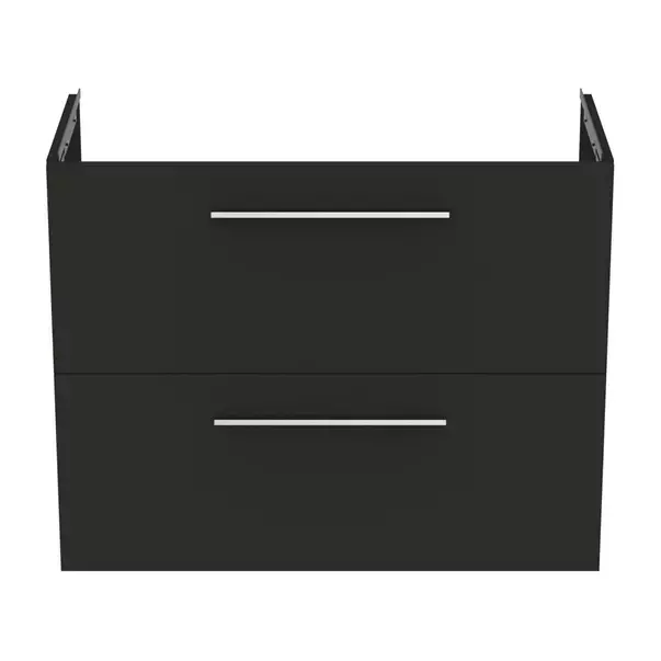 Dulap baza suspendat Ideal Standard i.life S 2 sertare gri carbon 80 cm [8]