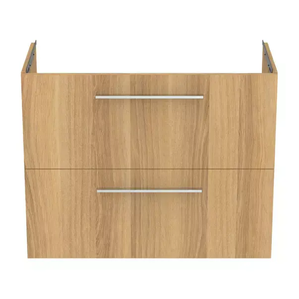 Dulap baza suspendat Ideal Standard i.life S 2 sertare stejar 80 cm [8]