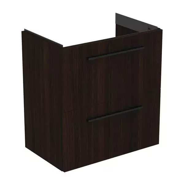 Dulap baza suspendat Ideal Standard i.life S 2 sertare stejar cafeniu 60 cm [1]