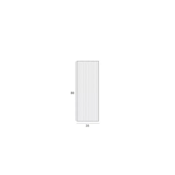 Dulap coloana mediu Gala Canaletto suspendat verde mat 1 usa batanta 35 cm [2]