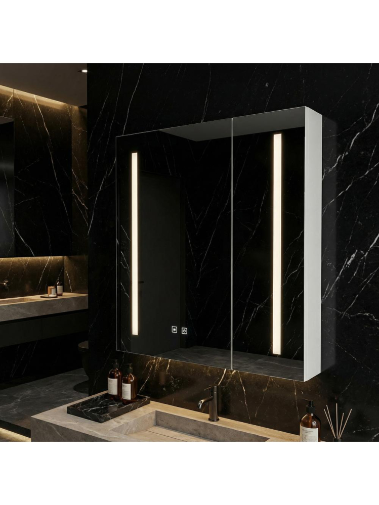 Dulap cu oglindă LED M1015-60 60x65 [6]