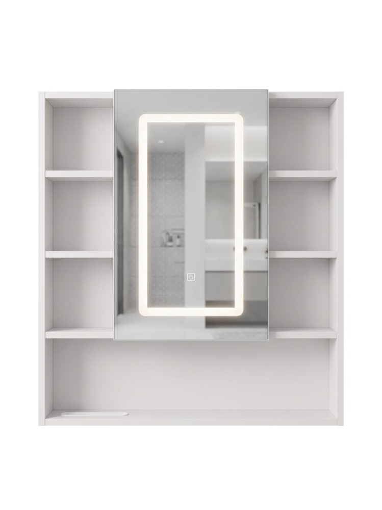 Dulap cu oglindă LED Rea Luna 70x80cm [10]