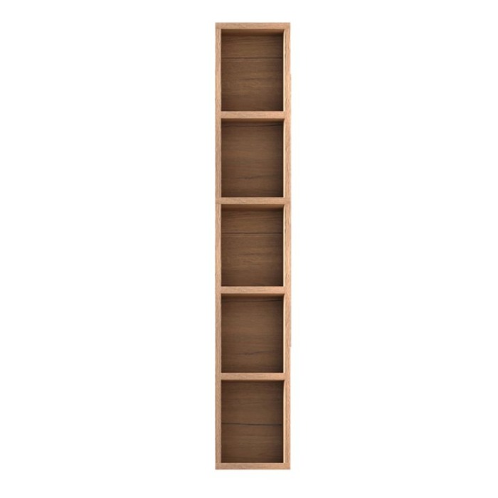 Dulap inalt deschis cu polite, Kolpasan, Naomi, 149,5 cm, natural wood [1]