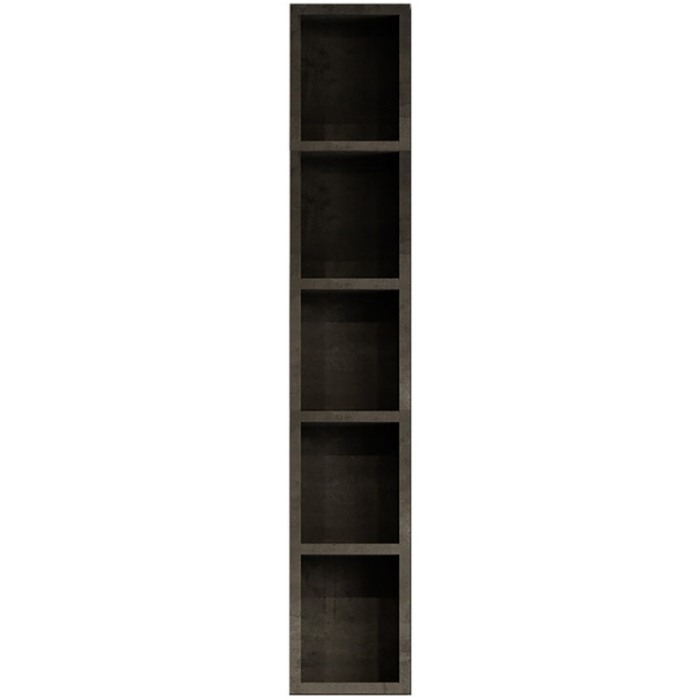 Dulap inalt deschis cu polite, Kolpasan, Naomi large, 149.5 cm, dark concrete [1]