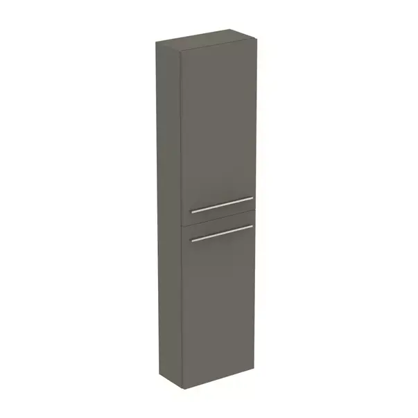 Dulap inalt suspendat Ideal Standard i.life S finisaj gri 40 cm 2 usi [3]