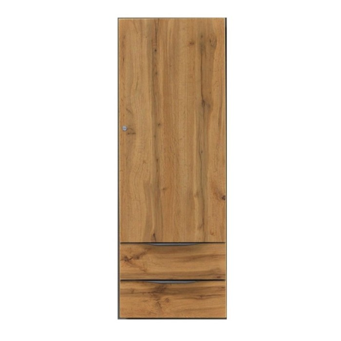 Dulap inalt suspendat, Kolpasan, Alexis, cu 2 usi si 2 sertare, H 146 cm, green [1]