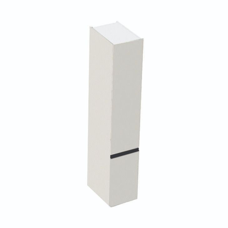 Dulap suspendat baie 30x47x160 cm Kolpa San Harmony, cu usa reversibila si sertar, gri deschis [1]