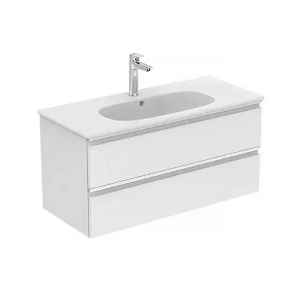 Dulap suspendat pentru lavoar Ideal Standard Tesi mdf alb 100 cm [3]