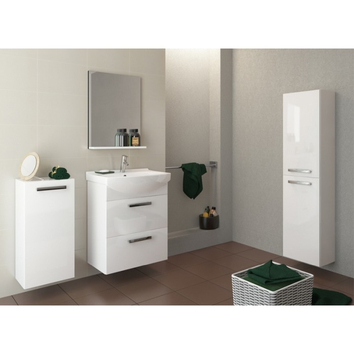 Dulapior Cersanit, Melar, suspendat, 72 cm, alb [4]