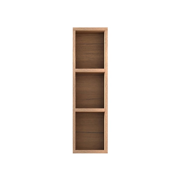 Dulapior suspendat deschis cu polite, Kolpasan, Naomi, 70 cm, natural wood [1]
