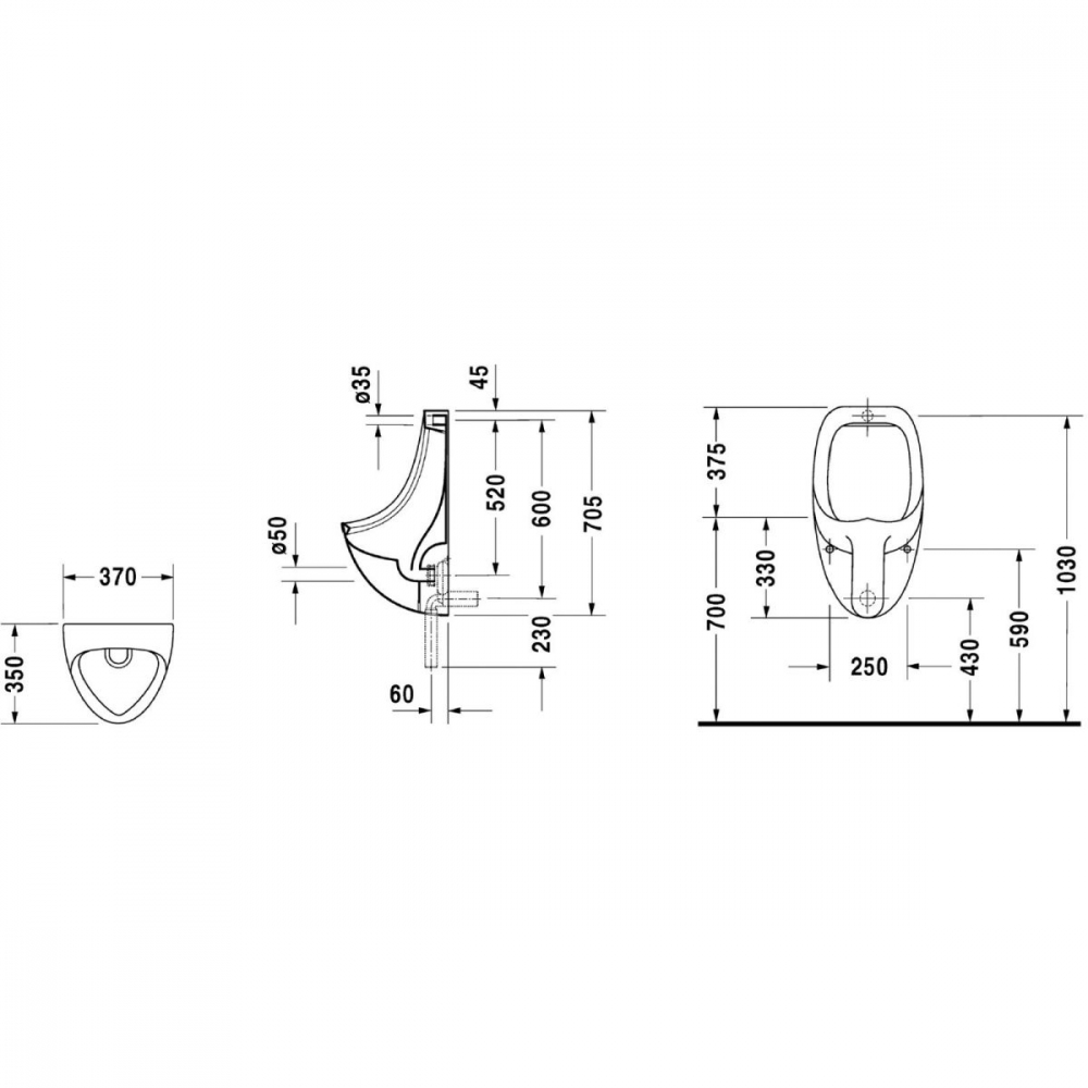 Duravit Ben pisoar 0847370000 [2]