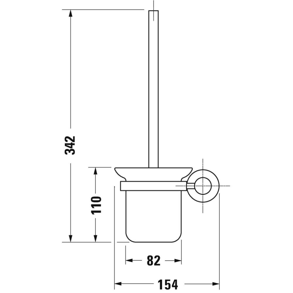 Duravit D-Code Perie WC de perete [3]