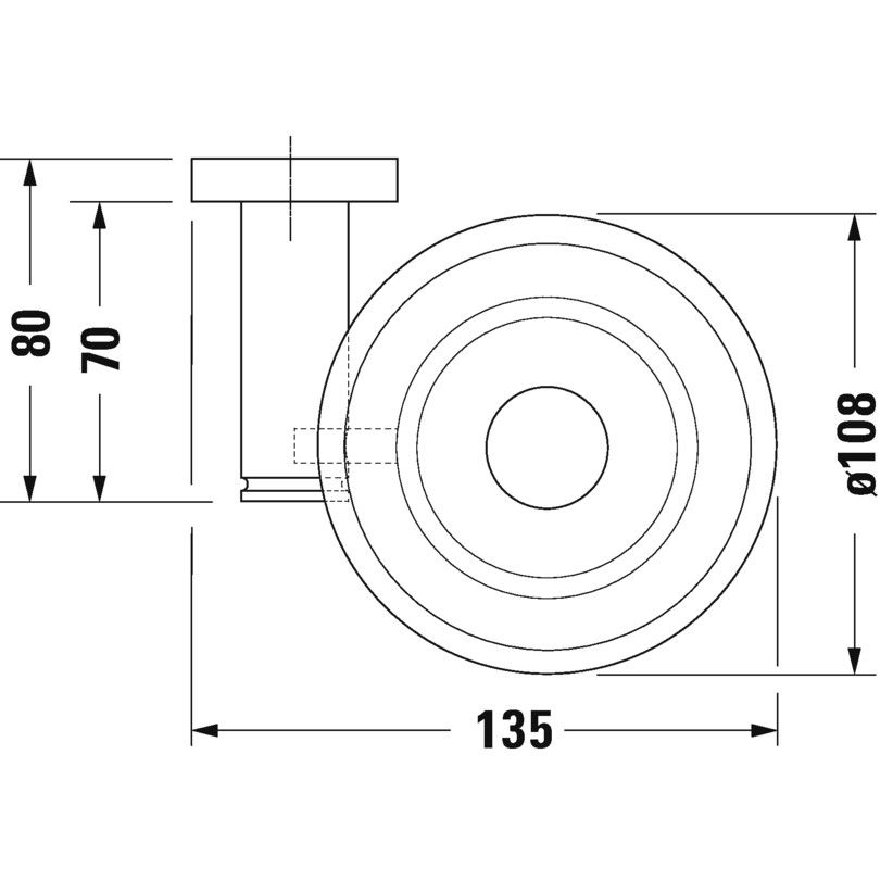 Duravit D-Code Savoniera de perete, dreapta [3]