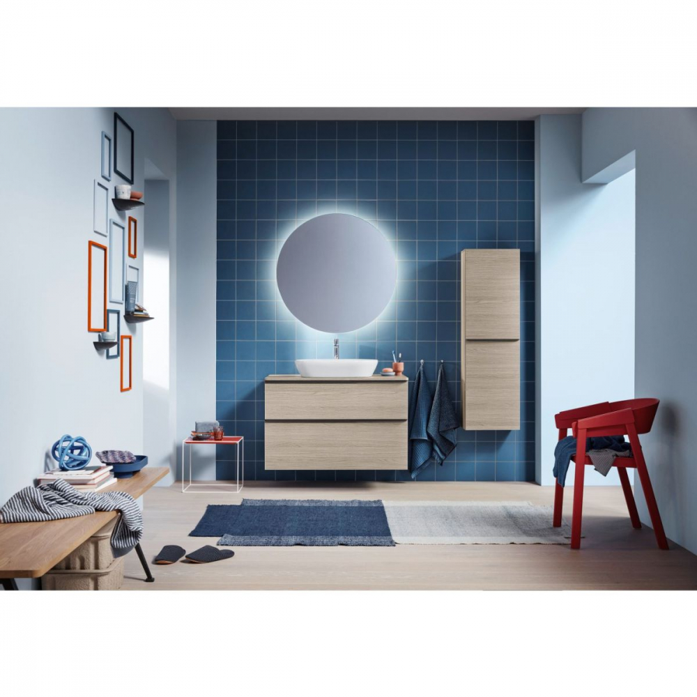Duravit D-Neo lavoar 60x40 cm ovale de blat alb 2372600070 [5]