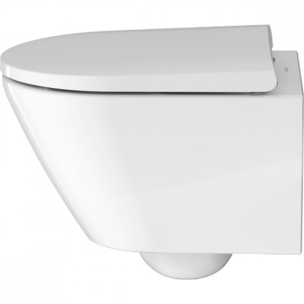 Duravit D-Neo vas wc cu capac soft-close agăţat fără margine alb 45880900A1 [4]