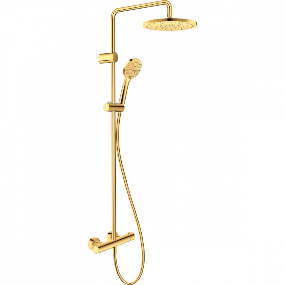 Duravit Shower Systems set de duș perete cu termostat auriu TH4282008034 [1]