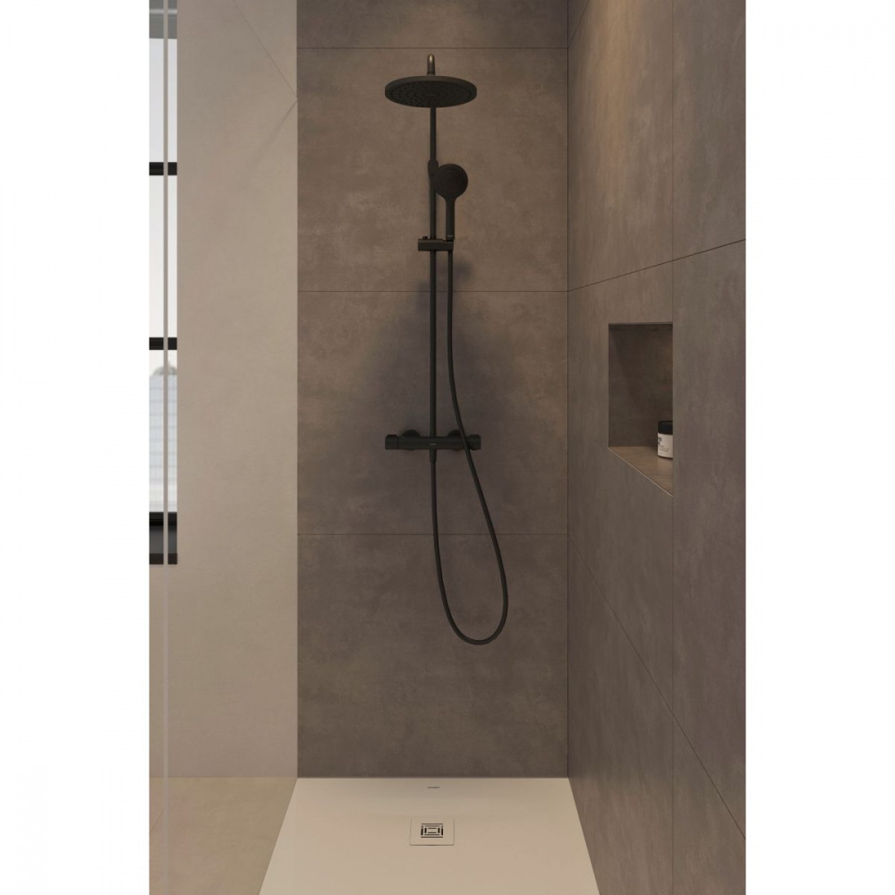 Duravit Shower Systems set de duș perete cu termostat negru TH4282008046 [5]