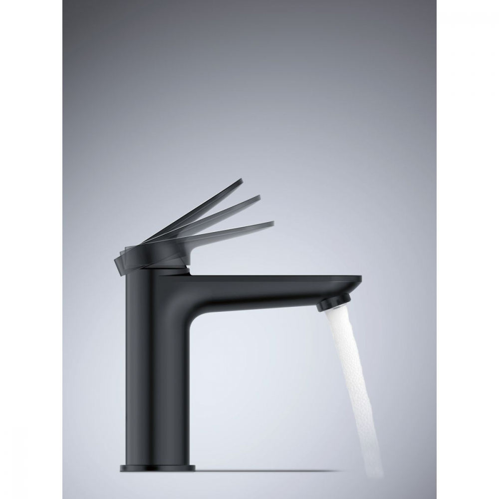 Duravit Wave baterie lavoar stativ negru WA1020002046 [5]