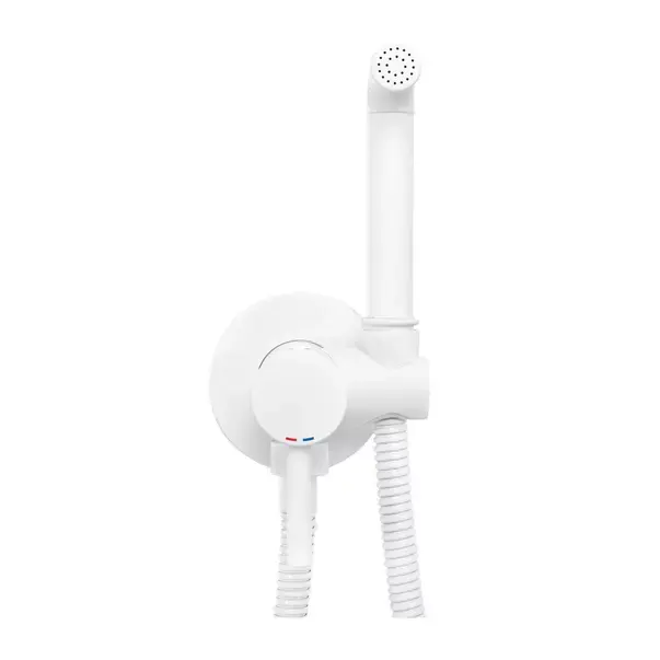 Dus igienic cu baterie Rea Loop alb mat cu baterie incastrata [5]