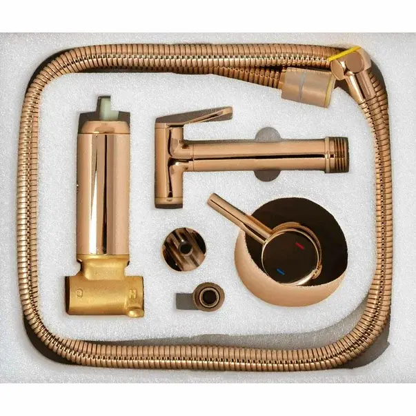 Dus igienic cu baterie rose gold Rea Loop cu baterie incastrata [8]