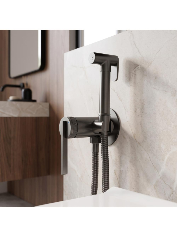 Baterie bideu Rea Grace Titan montaj perete PVD 125 mm [8]