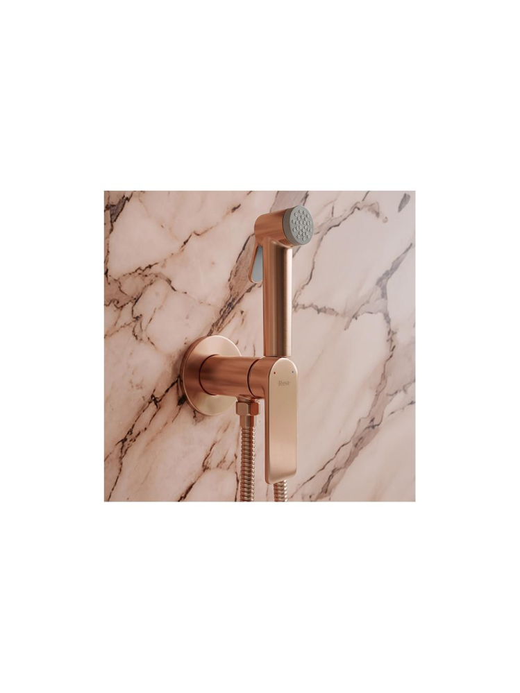 Baterie bideu Rea Storm MY1902-95RGG cupru periat PVD montaj perete 158 mm [2]