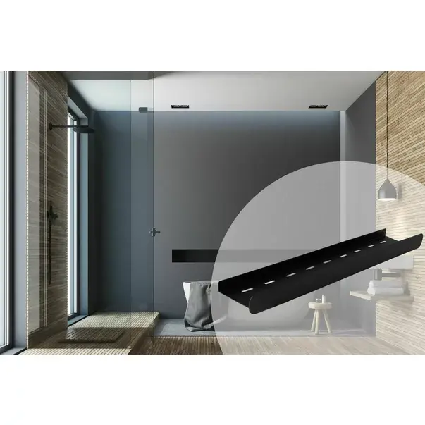 Etajera negru mat Rea SF03 60 cm [7]