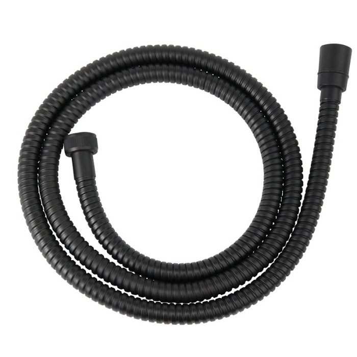 Furtun de dus, Ferro, 150 cm, negru mat [1]