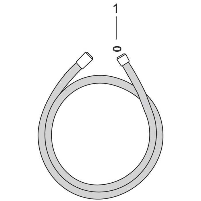 Furtun de dus, Hansgrohe, Isiflex 160 cm, auriu lucios [3]
