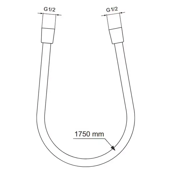Furtun de dus Ideal Standard IdealRain 175 cm [3]
