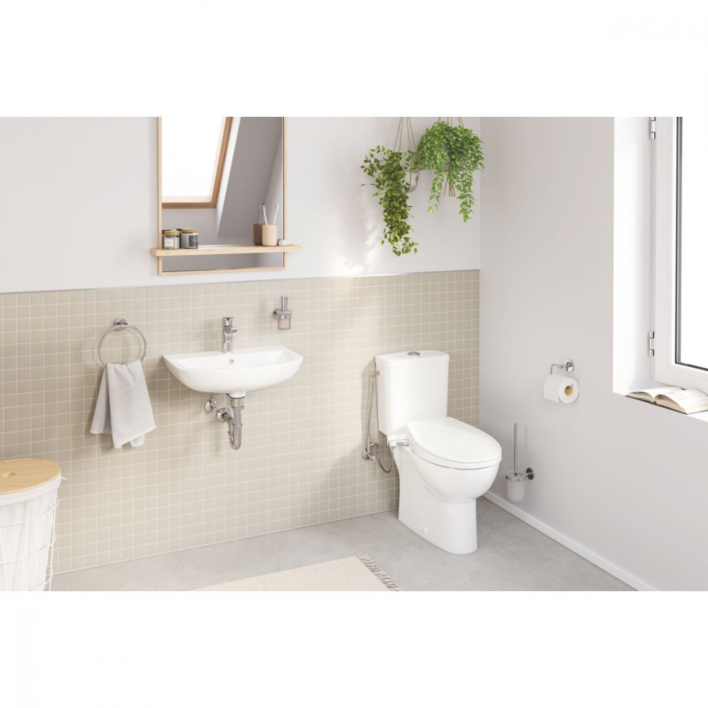 Grohe Bau Ceramic lavoar 55.3x38.6 cm semicircular clasică alb 39440000 [3]