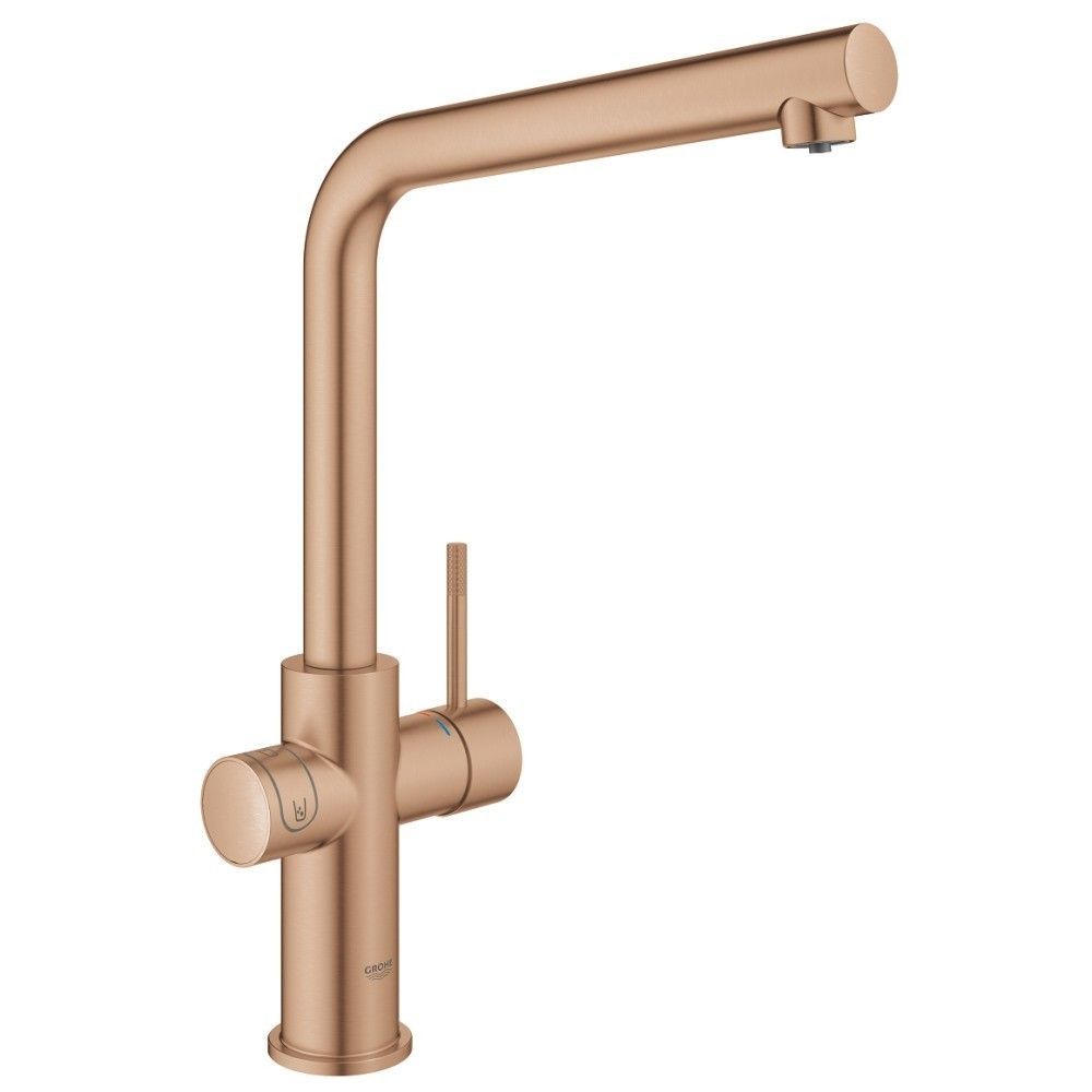 Grohe Blue Home Ondus Baterie de bucatarie cu sistem de filtrare, racire si acidulare, pipa L, cupru mat (brushed warm sunset) [2]