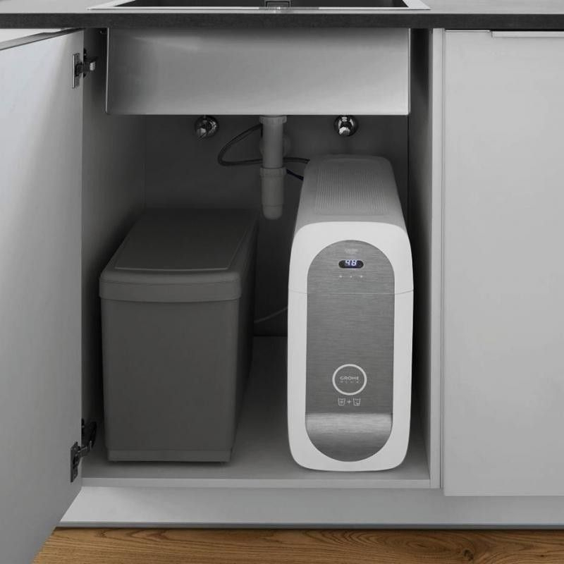 Grohe Blue Home Robinet de bucatarie cu sistem de filtrare, racire si acidulare, pipa C, cupru mat (brushed warm sunset) [5]