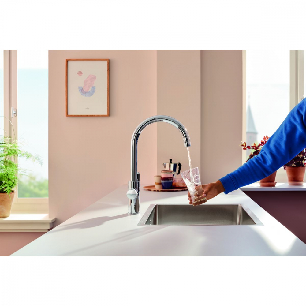 Grohe Blue set starter cu baterie bucătărie pe picior StarLight Chrome 30593000 [3]