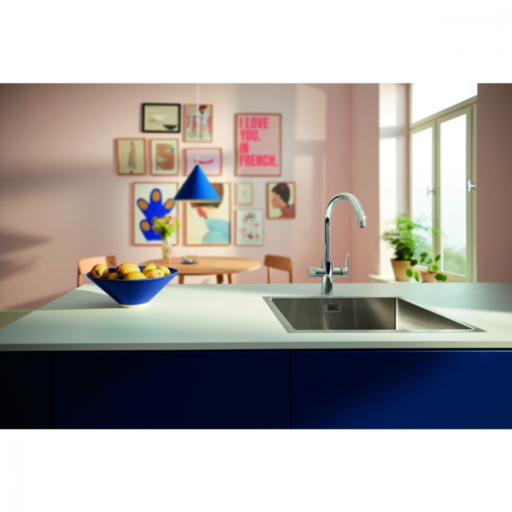 Grohe Blue set starter cu baterie bucătărie pe picior StarLight Chrome 30593000 [4]
