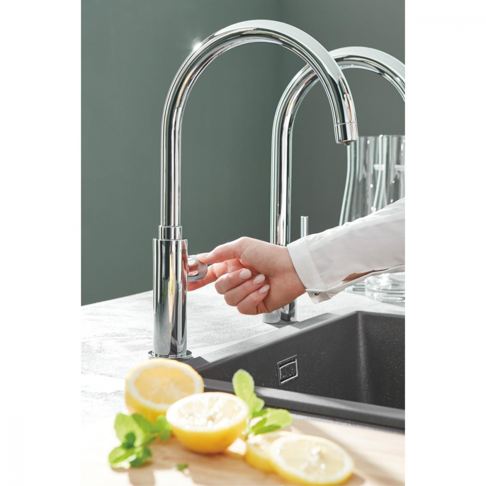 Grohe Concetto baterie bucătărie pe picior StarLight Chrome 31483002 [7]