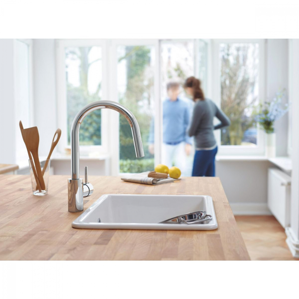 Grohe Concetto baterie bucătărie pe picior StarLight Chrome 31483002 [9]