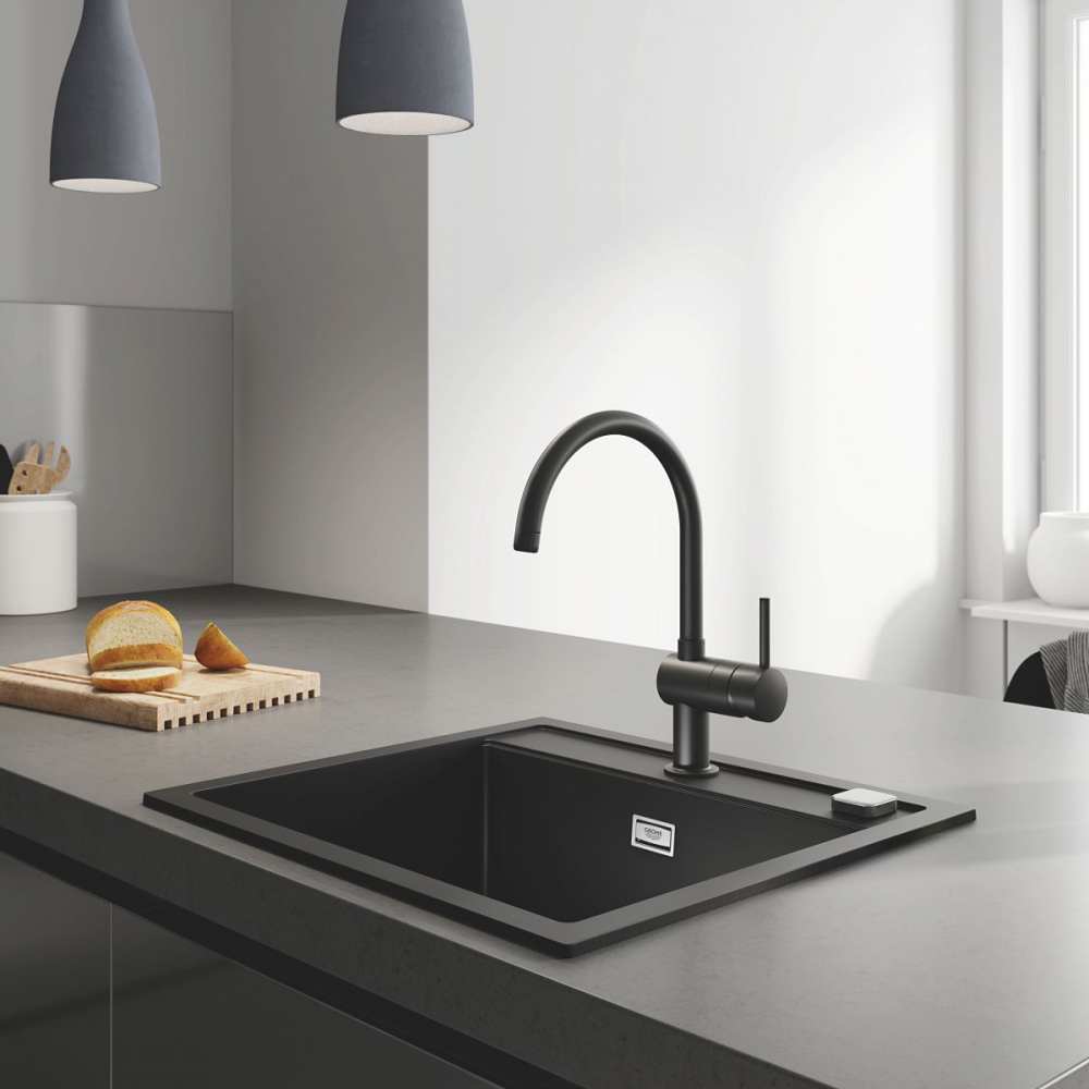 Grohe K700 chiuvetă din granit 56x51 cm negru 31651AP0 [6]