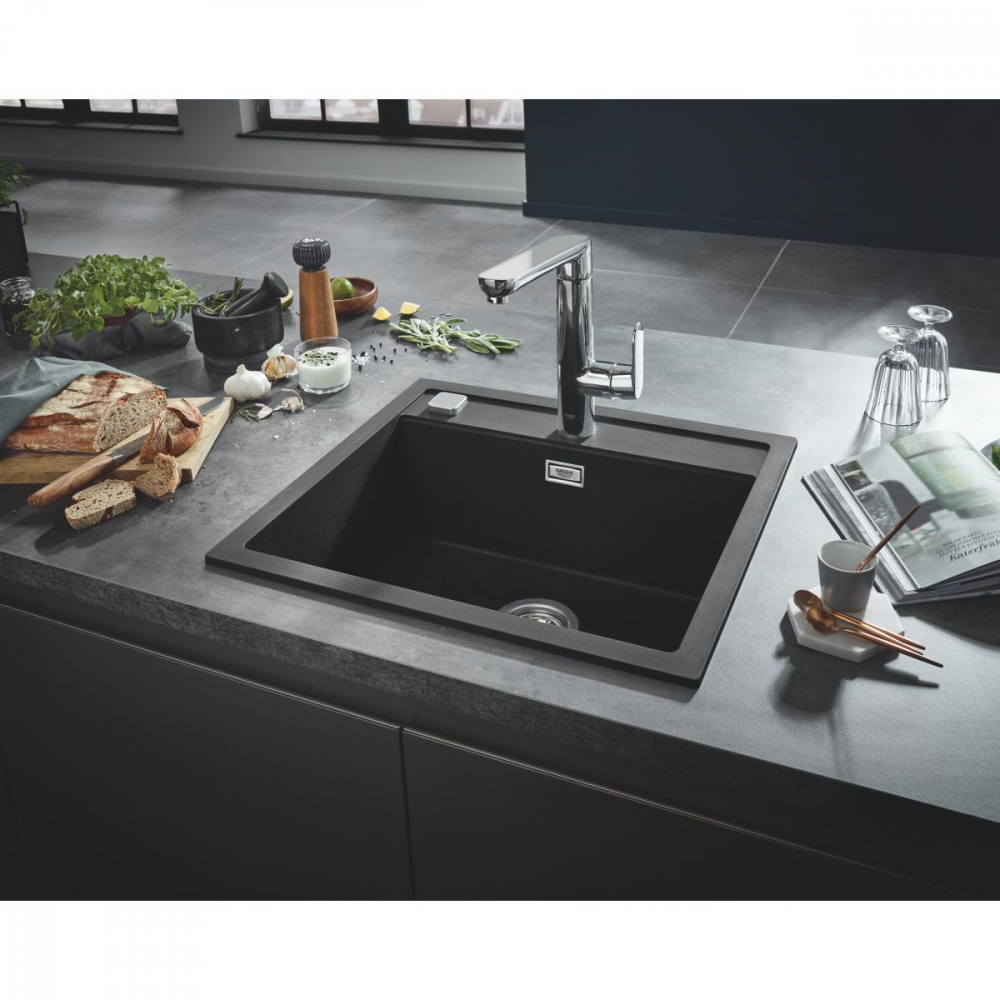 Grohe K700 chiuvetă din granit 56x51 cm negru 31651AP0 [4]