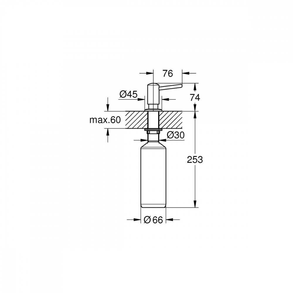 Grohe Contemporary dozator de lichid SuperSteel 40536DC0 [2]