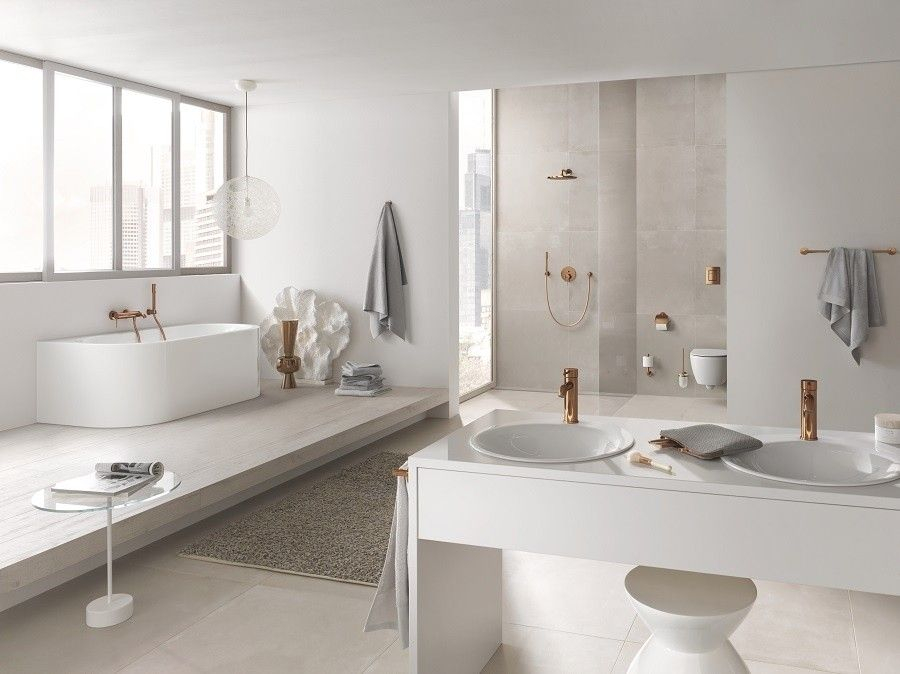 Grohe Essence Baterie cada dus, cupru (warm sunset) [3]