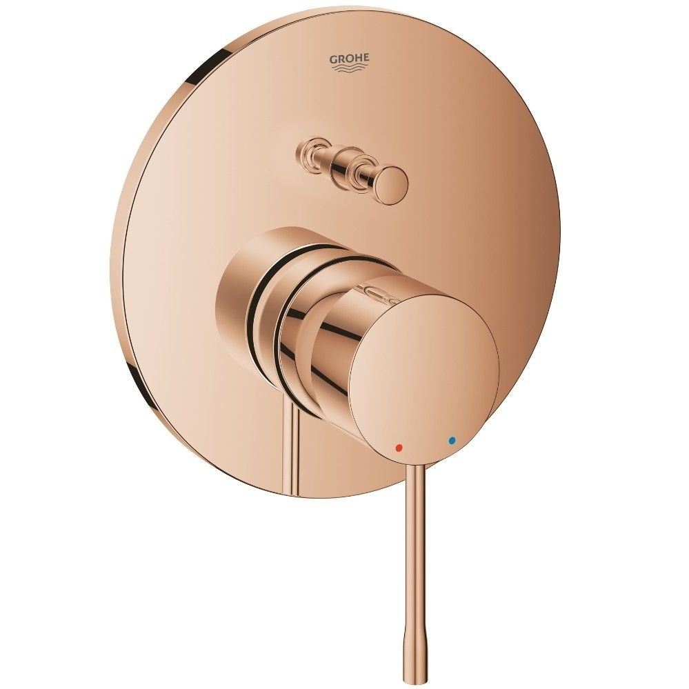 Grohe Essence Baterie cada dus monocomanda incastrata, cupru (warm sunset) [1]