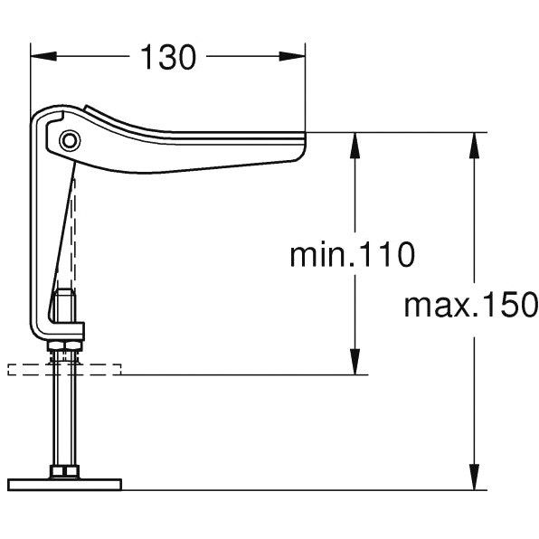 Grohe Essence Picioare de sustinere reglabile [2]