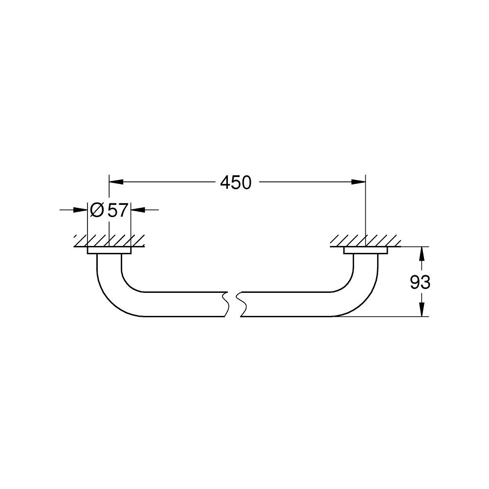 Grohe Essentials Bara sustinere 45 cm [2]