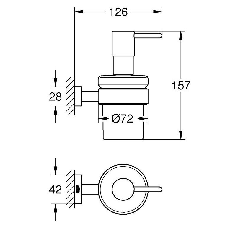 Grohe Essentials Cube Dozator sapun lichid [3]